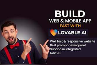 build lovable web application develop mvp saas lovable ai mobile app