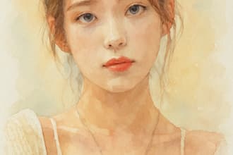 create a stunning watercolor portrait from your photo using ai