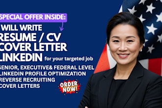 provide professional resume, ats resume, executive, federal, linkedin profile