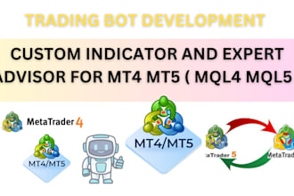 create expert advisor or indicator for  mt4 mt5 using mql4 mql5