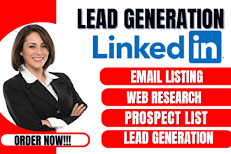 manage linkedin sales navigator b2b lead generation email list building lead gen