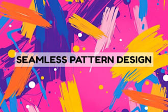design seamless repeat patterns for textile, fabric prints