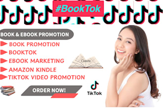 promote your book or ebook on tiktok booktok to real readers