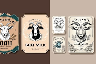 design vintage goat logo within 24 hours