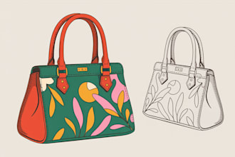 create apparel lingerie packaging design garment swimwear tech packs  handbag