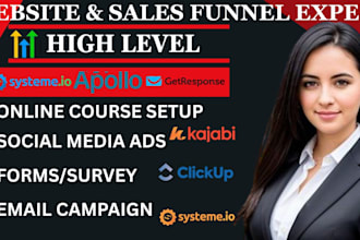 gohighlevel sales funnel website builder automation a2p vapi ai integration