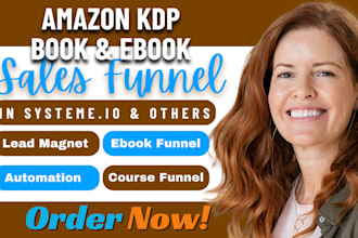 do ebook sales funnel for amazon kdp ads systeme io landing page pdf lead magnet