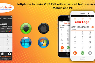 setup auto dailer, sip trunk, did number, spoof api, softphone app, linphone app