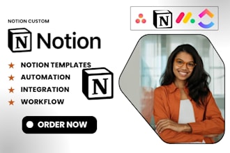 design a custom notion template as your expert