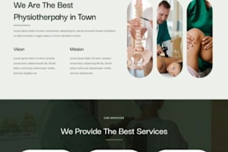 design a professional website for your medical, therapy, or wellness practice