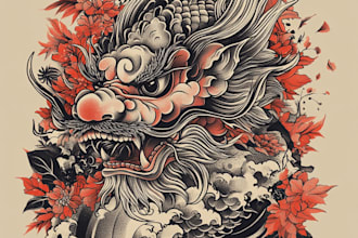 create your japanese custom tattoo design