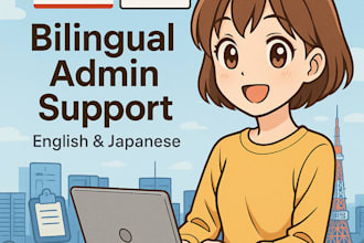 provide bilingual admin support english japanese