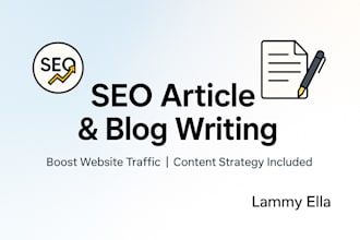write SEO article writing blog post and blog content strategy to boost traffic