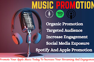 do organic USA music promotion, spotify promotion to boost your streams
