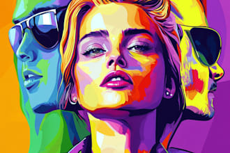 create your photo into awesome wpap pop art