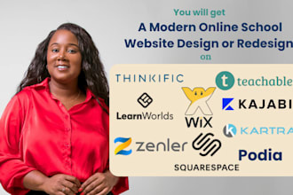 setup thinkific teachable learnworlds and kajabi online course website