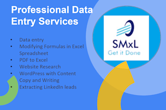 deliver PDF to excel, airtable and data entry projects