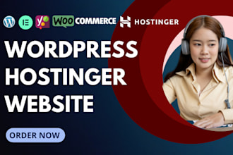 design fast wordpress website with hostinger SEO mobile optimized website fix