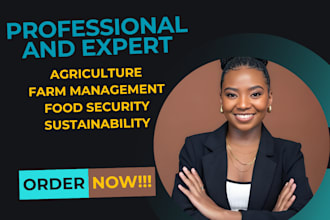 do food security and agricultural content, summaries and research