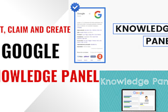 edit, claim, and create a google knowledge panel knowledge graph