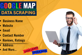 scrape google map data for lead generation b2b data extraction