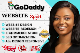 godaddy website design godaddy website redesign develop godaddy website design