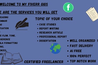 format and edit research on any topic and university project in 24 hours