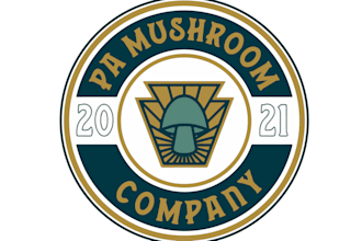 make organic natural mushroom logo