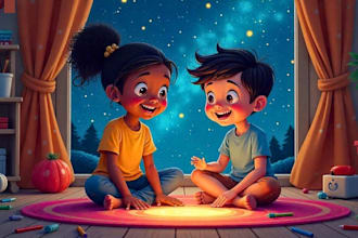 create unique children storybook illustration for your book design graphic novel