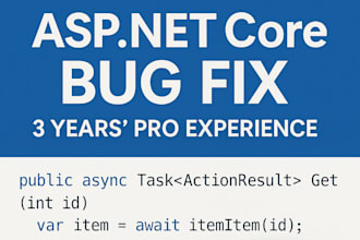 fix bugs and optimize your net core mvc and web API projects