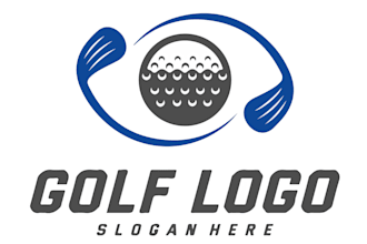 do professional creative and modern golf logo