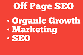 do professional organic off page SEO