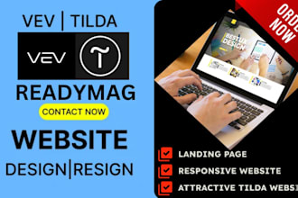 copy, clone, design or convert website in looka, duda, vev, carrd to wordpress