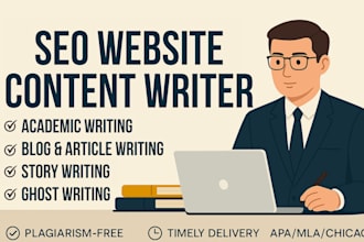 write SEO website content blogs articles and stories professionally