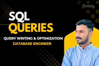 design,optimized sql database and write advance queries