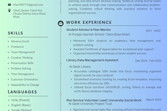 design a professional ats friendly CV resume in 1 hour fast delivery