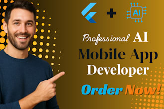 develop ai mobile apps with ai integration for IOS and android