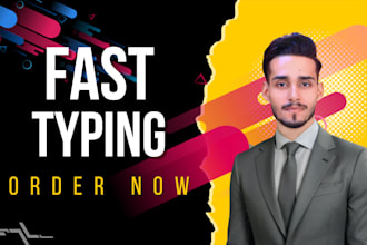 do fast typing, retyping, data enrichment, data scraper and data entry operator