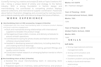 design a modern and eye catching resume or CV