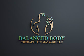 design massage therapy wellness spa skin care yoga logo