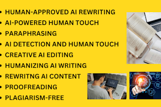 rewrite, proofread and humanize ai or chat gpt content