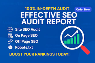effective SEO audit report and fix issues to boost google rankings