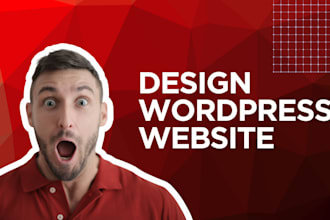 develop wordpress website design and responsive web design
