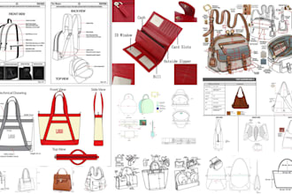 design your backpack, handbag, luggage, wallet, and tote bag design