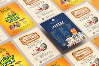 design an eye catching flyer or poster for your business