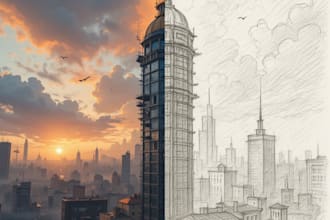 turn your photo into a stunning ai generated pencil sketch