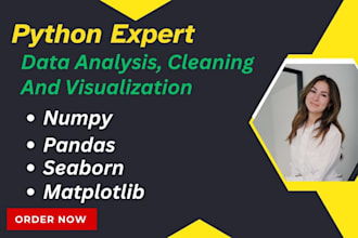 clean, analyze, visualize your data using python or spss fast and accurately
