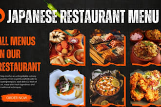 do food menu japanese restaurant menu chinese booking fast food bar modern menu