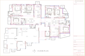 design 2d floor plans with interior layouts professionally