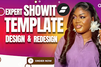 design, redesign and customize your showit template or showit website with blog